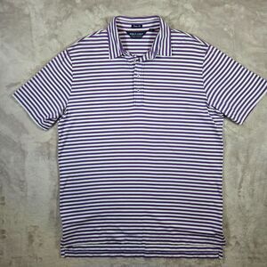 Vintage Polo Golf Lisle Pima Cotton Striped Polo Shirt Men’s Large